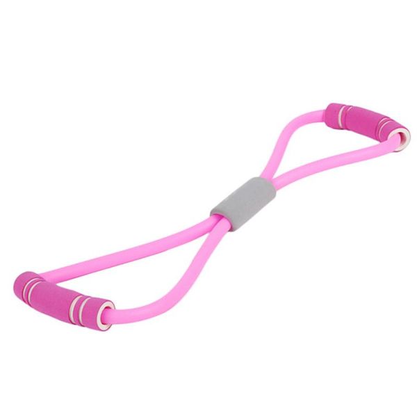 

home sport fitness yoga 8 shape pull rope tube equipment tool gym exercise rally q22f resistance bands