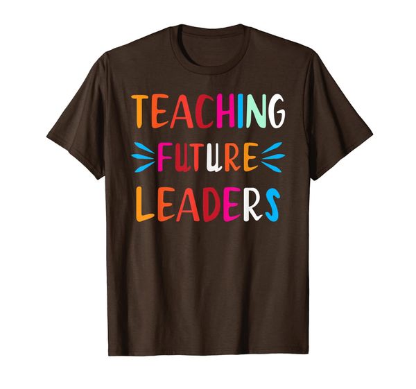 

teaching future leaders teacher gifts t-shirt, White;black