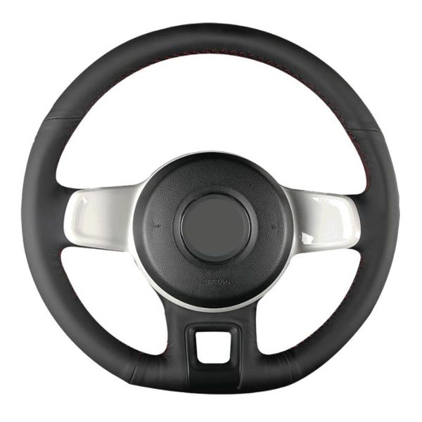 

genuine leather car steering wheel cover for beetle 2012-2021 up 2013-2021/ protect steering-wheel covers