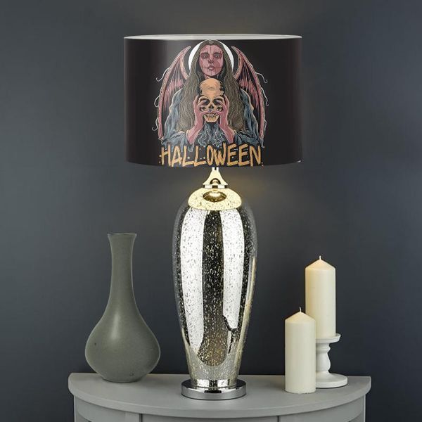 

lamp covers & shades cool style halloween demon gilrs and skull design lampshade luxury home decortion for bedroom office livingroom desk sh