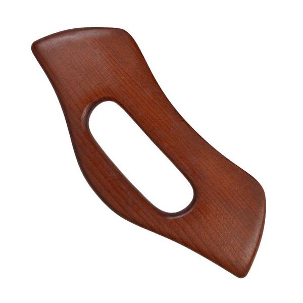 

full body massager carbonized wooden guasha massage scraper pressure therapy acupoint facial health care handle tool