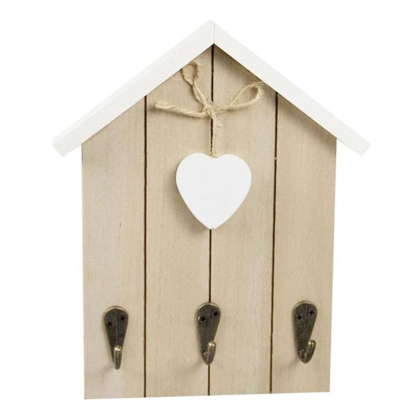 

hooks & rails wall mounted ring hook rack wood hangers hanging towel rail home clothes coats organizer for kitchen bedroom bathroom (wood