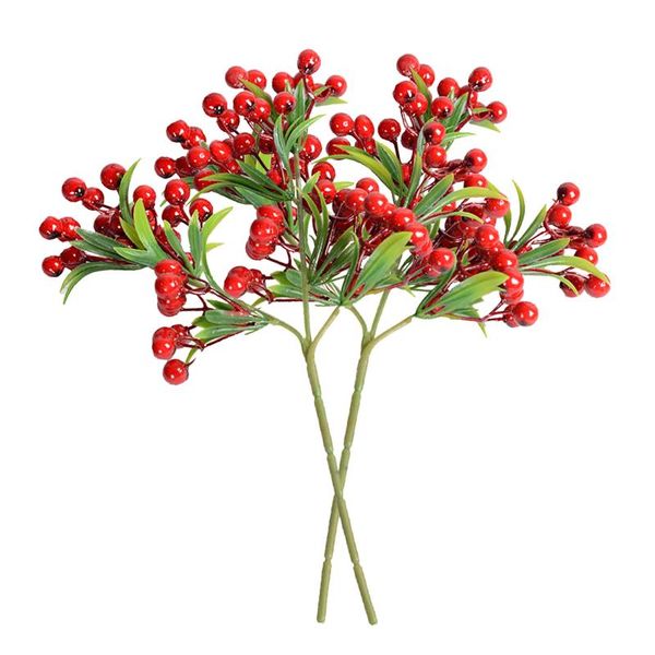 

decorative flowers & wreaths 2pcs 8 fork artificial blueberry eco-friendly home office simulation berry decorations party wedding