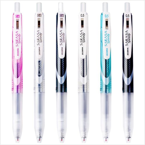 

gel pens 10pcs zebra jjsz33-bk quick-drying pen 0.4/0.5mm large capacity signature black simple office