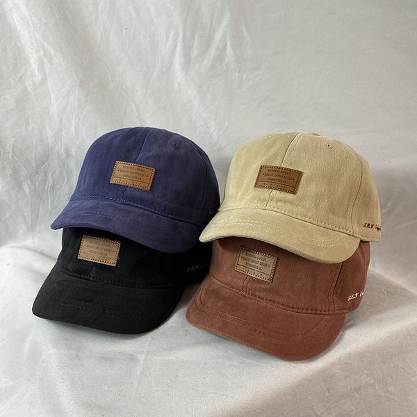 

duck tongue men's trendy baseball hat, fashion brand, designer fashion, short brim autumn winter couple hat, Blue;gray