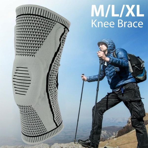 

elbow & knee pads 1pcs fitness running cycling support braces elastic nylon sport compression pad sleeve for basketball volleyball, Black;gray