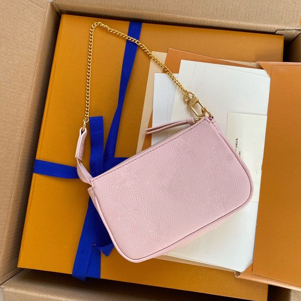 

designers mini pochette accessoires fashion bag women luxurys purse classic letter small coin pearl handbags clutch special gift with box