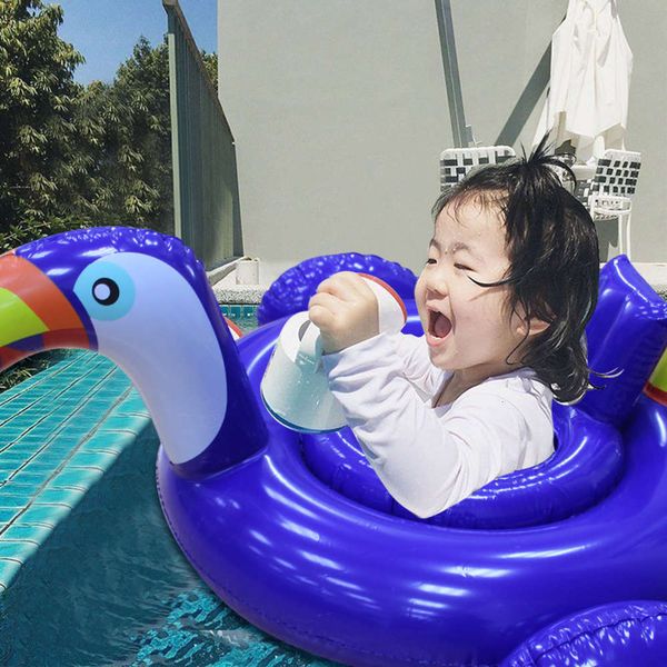 

swimming ring children's baby animal swimming toucan inflatable seat ring lifebuoy