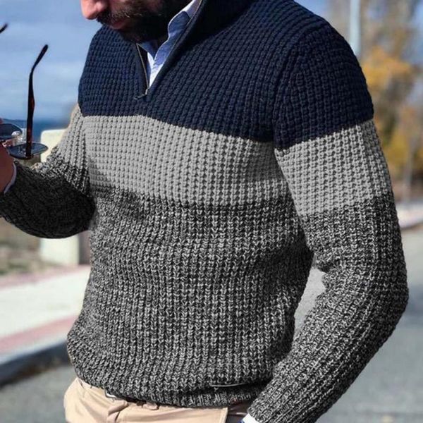 

men's sweaters simple straight warm sweater jumper men autumn winter knitted, White;black