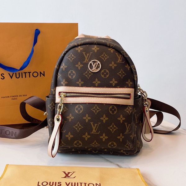 

luxurys designers bags women tote brand letter embossing genuine leather backpack style with original dust bag 06