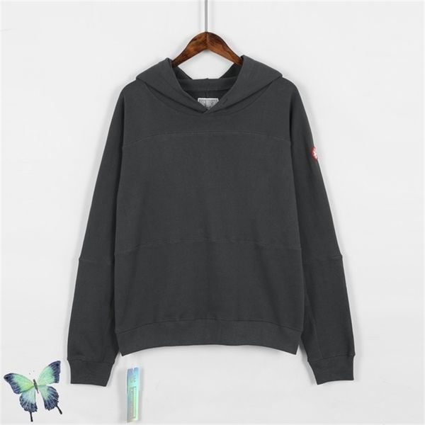

autumn winter cavempt retro distressed sweatshirt men women classic washed sweatshirts cav empt loose pullover 210420, Black