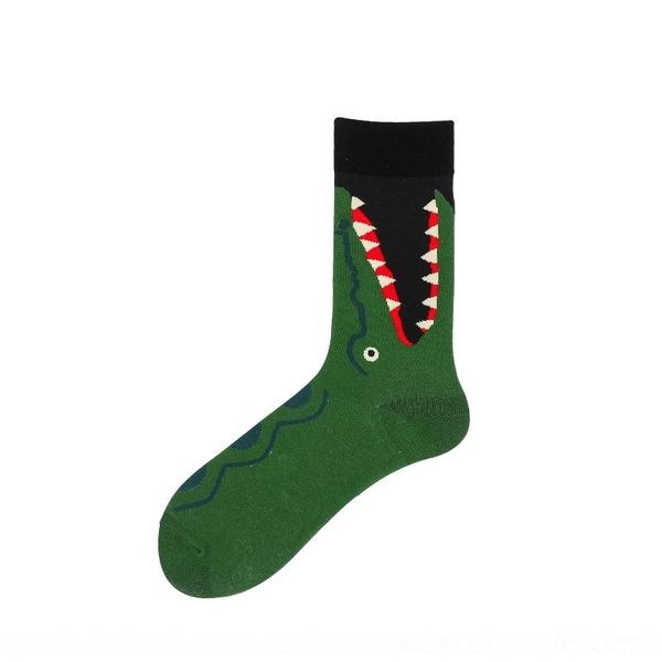 

SLv crocodile trend woock crocodile ' port men's sports trend men's socks socks, Black