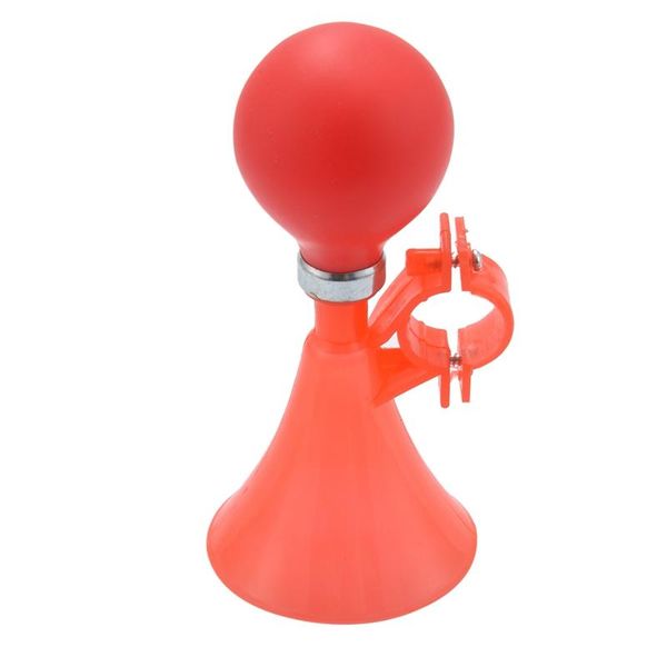 

bike horns 22mm dia handlebar bicycle plastic air horn trumpet red