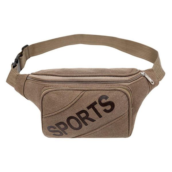 

waist bags durable canvas men fanny pack belt phone pouch hip bum tactical running bag