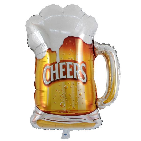 

party decoration 1pcs 28 inch cheers beer mug balloon kids toys decorations helium