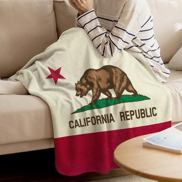 

blankets california republic flag throw blanket warm soft flannel