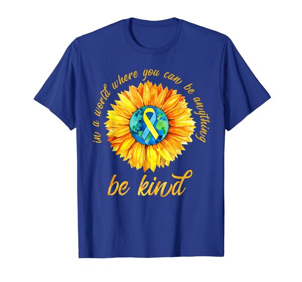 

In World Where You Can Be Childhood Cancer Awareness Tshirt, Mainly pictures
