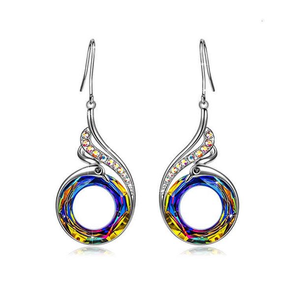 

earrings charms elmosa jewelry phoenix are made of austrian crystal, Golden