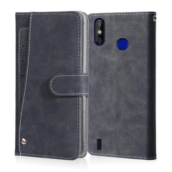 

luxury vintage case tecno spark 4 air 5 3 pro power cm (ka9) leather flip wallet card stand magnetic book phone cover cell cases