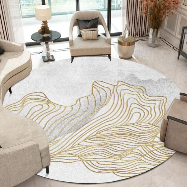 

carpets style gold line ink light gray living room bedroom hanging basket chair round mat carpet