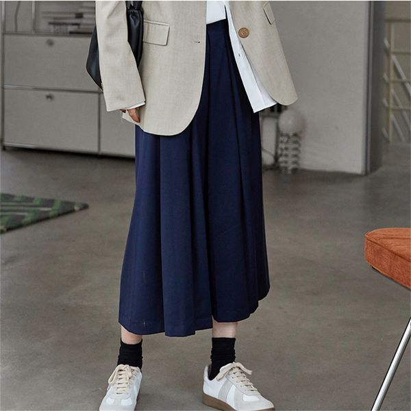 

women's tracksuits hzirip long skirt high waist, solid skirt, women's urban fashion, big size, autumn osgm, Gray