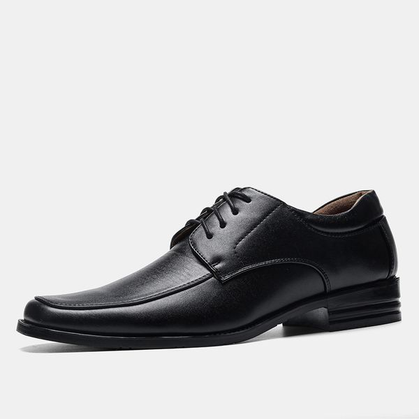 

454647 size 2021 summer mens business leather shoes formal shoes casual japanese cross-border foreign trade, Black