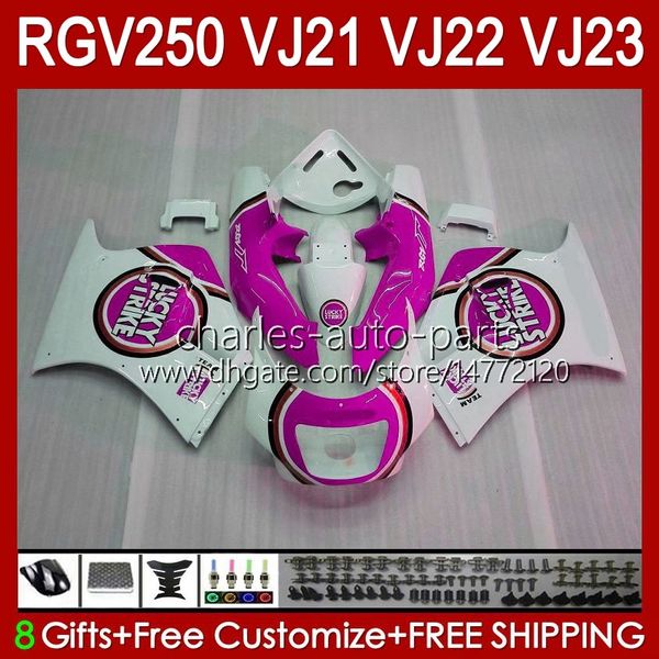 Kit carrozzeria per SUZUKI VJ21 RGV250 RGVT RGV 250CC 250 CC Carrozzeria VJ-21 Pannello 21HC.135 rosa fortunato nuovo RGV-250CC RGV-250 RGVT-250 VJ 21 1988 1989 RGV250C SAPC 88 89 Carenatura OEM