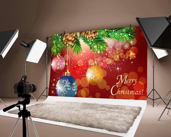

party decoration jingling bell printed merry christmas festival background thin backdrop po decor backdrops pograph