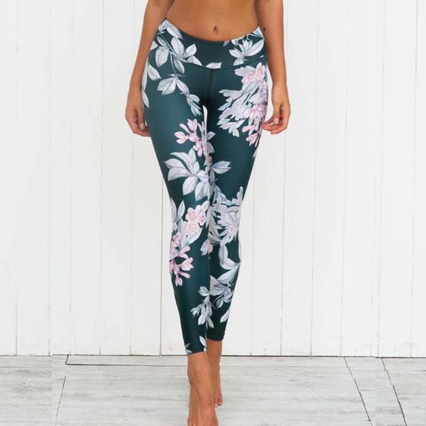 

women's pants & capris sagace women mid waist cargo print sports gym yoga workout 3d fitness lounge athletic female, Black;white