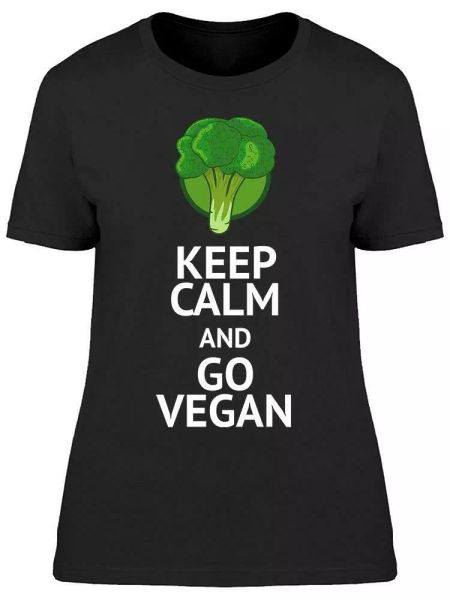 

Be Just Vegan Tee Women's -Image by Shutterstock Women's T-shirt, White;black