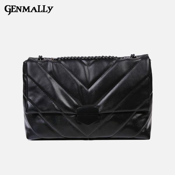 

fashion women shoulder bags soft pu leather ladies chain messenger casual totes female purses handbags cross body