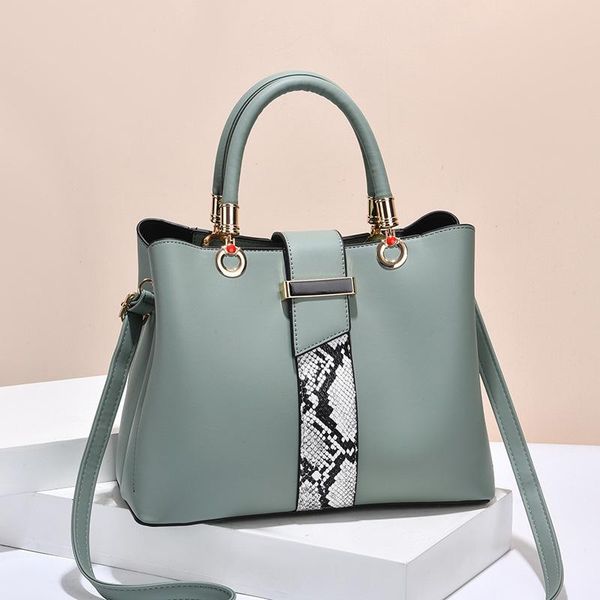 

evening bags women's fashion large capacity messenger shoulder bag handbag serpentine female soft pu casual bolsas feminina leather