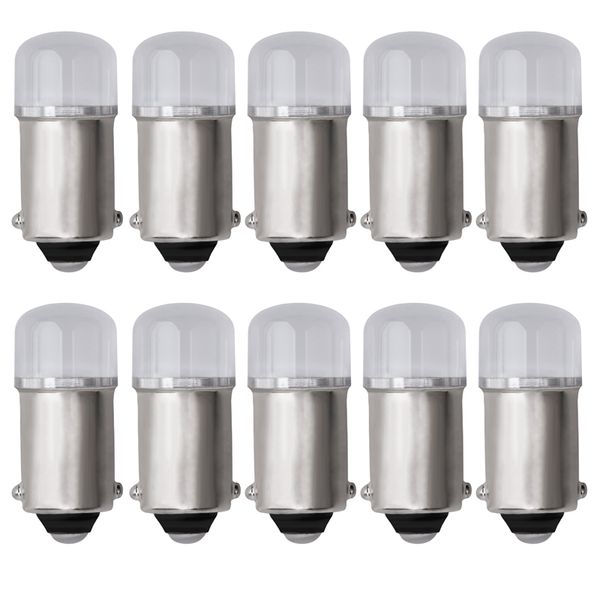 

10x ba9s t4w t11 led bulbs 2835 2 smd interior reading lights car parking light license plate bulbs white 12v
