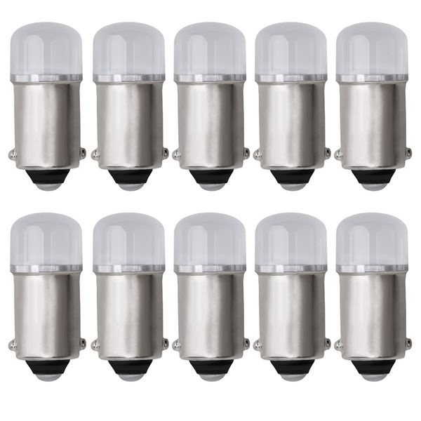 10x BA9S T4W T4W T11 Lâmpadas LED 2835 2 Luzes de Leitura Interior SMD Estacionamento Luz Luz Licença Bulbos Branco 12V