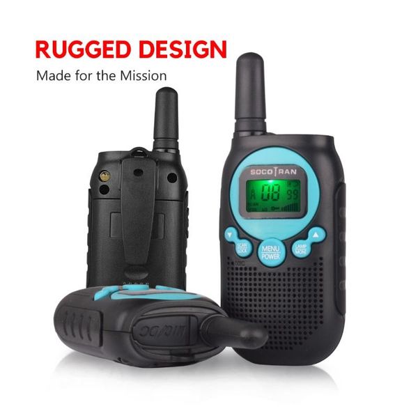 

walkie talkie socotran sc-r40 child 2 pcs pmr446 license radio 8ch two way amador privacy code rechargeable battery