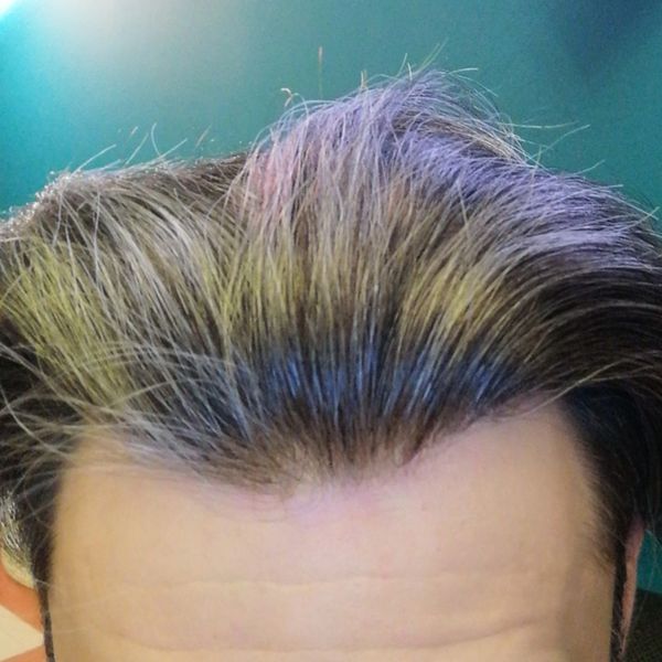 

ng ultra thin skin toupee hair for men invisible super-thin v-looped replacement system black brown blonde
