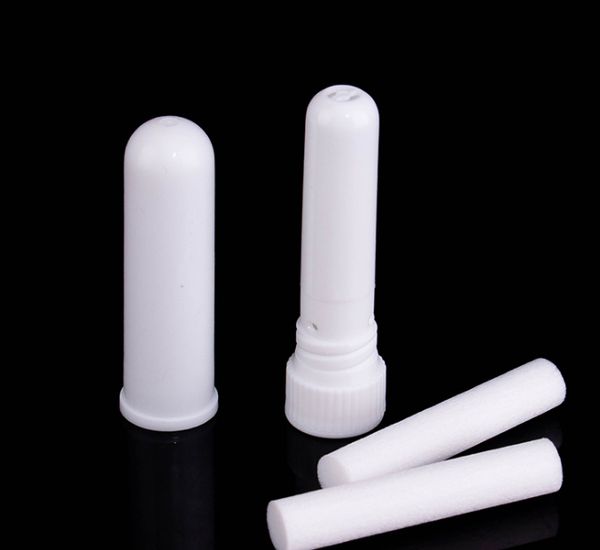 2022 NEU 200 Sets Großhandel Inhalatoren Blanko Aroma Naseninhalator, Plastikflasche Naseninhalatoren Sticks (Hochwertige Baumwolldochte 51mm)