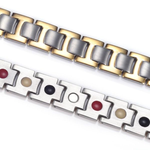 

inox energy men health bio magnetic bracelet for link, chain, Black