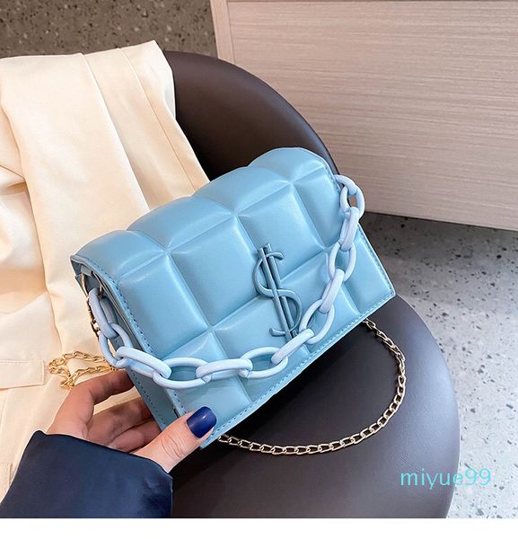 

fashion messenger bag single shoulder bags mini square bags chain cross body handbag 4colors 14x18x6cm