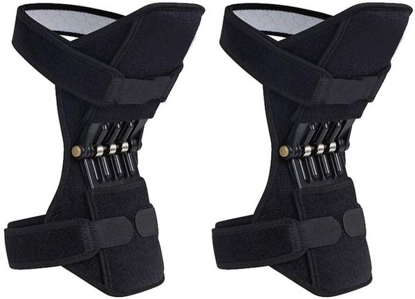 

outdoor fitness equipment knee protection power support pads spring force compression sports running rebound joint pain leg protecto