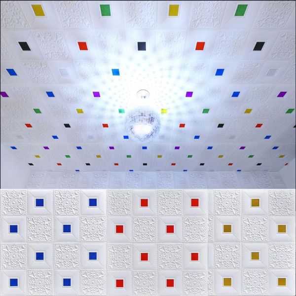 

wallpapers diy foam roof decoration 3d wall stickers ceiling sticker wallpaper stereo waterproof tv background