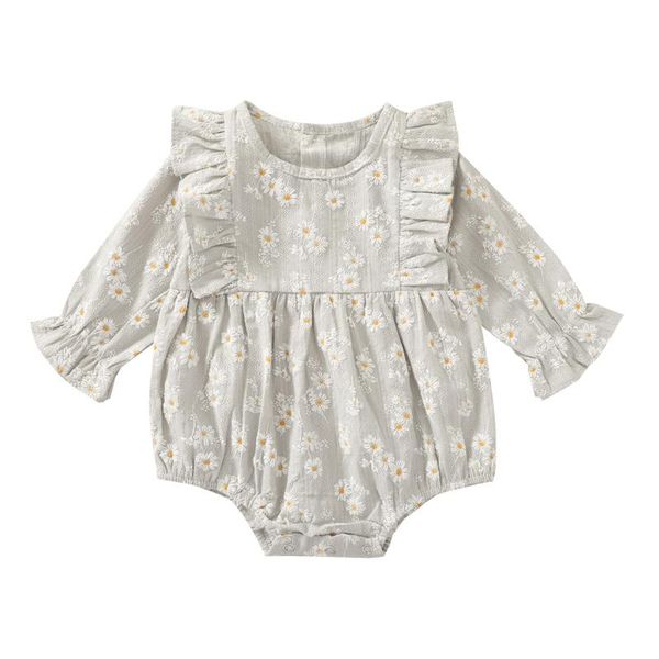 

jumpsuits ma&baby 0-24m born infant baby girls flower romoer long sleeve ruffles jumpsuit vintage floral print playsuit outfits dd40, Blue