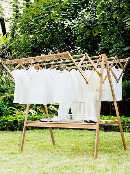 

hangers & racks outdoor large drying rack for clothes floor type metal folding lift blanket hanger bask in the quilt balcony