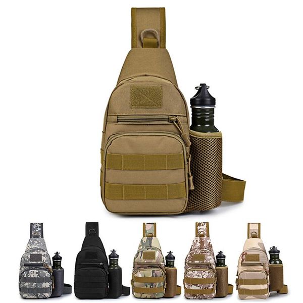 

outdoor tactical backpack,military sport pack daypack for camping hiking trekking rover sling chest with kettle bag bags