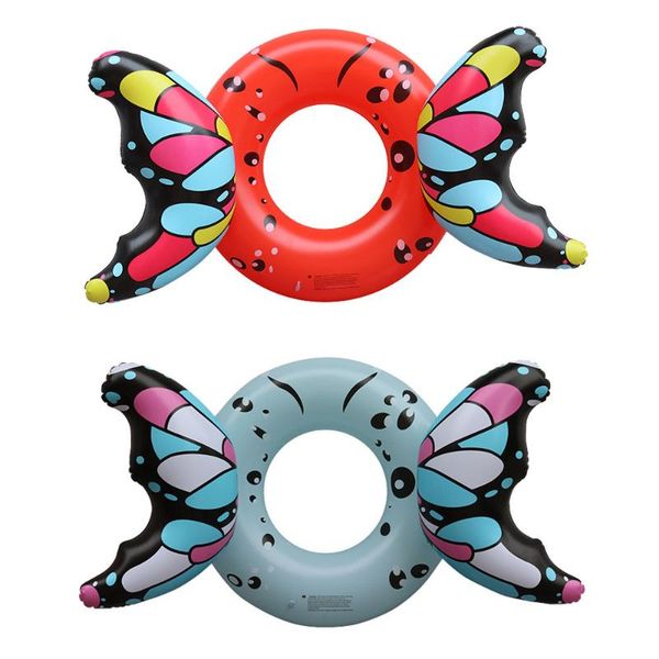 

inflatable butterfly swimming ring floating kid summer water toy floats & tubes