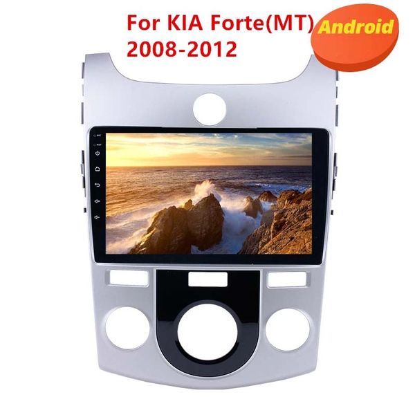 9-дюймовый 2din GPS навигация Android 10.0 автомобильный DVD-радио для KIA Forte MT 2008 2009 2010 2011-2012 Поддержка Bluetooth DVR WiFi