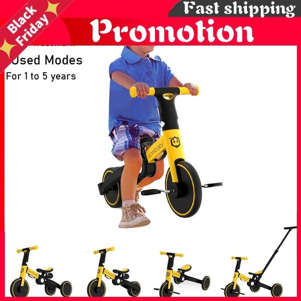 

uonibaby 4 into 1 baby stroller pedal tricycle two wheel balance bike trolley strollers#