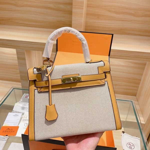 

bags women luxurys herme hand canvas leather tote kely crossbody one shoulder designers bag hileng ww e
