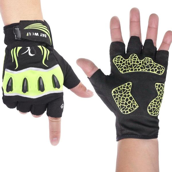 

summer cycling gloves outdoor rechargeable led, Black