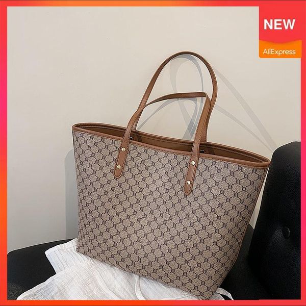 

waist bags designer bag printing leather classic vintage shoulder fashion handbag large capacity tote